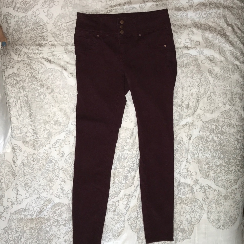 Dark Burgundy Pants